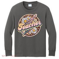 Retro Hippie Teacher Kids Long Sleeve Shirt thumb 0