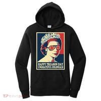 Retro Happy Treason Day 4th Of July British Colonials Flag Women's Hoodie thumb 0