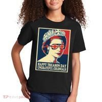Retro Happy Treason Day 4th Of July British Colonials Flag Kids T-Shirt thumb 2