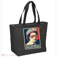 Retro Happy Treason Day 4th Of July British Colonials Flag Tote Bag thumb 2