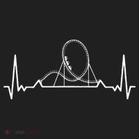 Rollercoaster Heartbeat Theme Park Lover Hat thumb 2