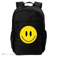 Retro Happy Vibe Smiley Face Happy Face Graphic Gift Backpack thumb 0