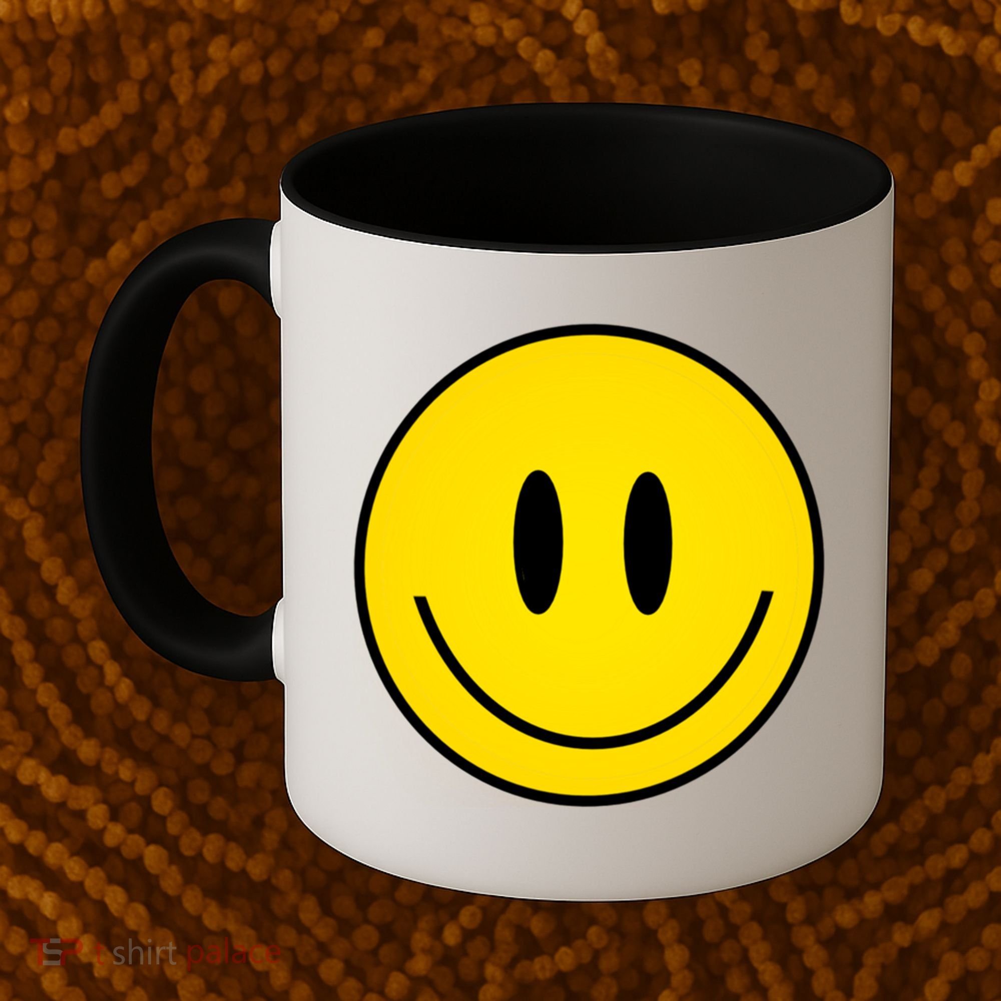 Retro Happy Vibe Smiley Face Happy Face Graphic Gift Coffee Mug