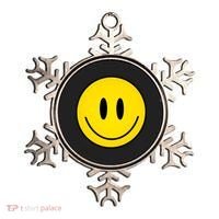Retro Happy Vibe Smiley Face Happy Face Graphic Gift Ornament thumb 0