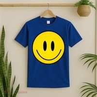 Retro Happy Vibe Smiley Face Happy Face Graphic Gift T-Shirt thumb 2