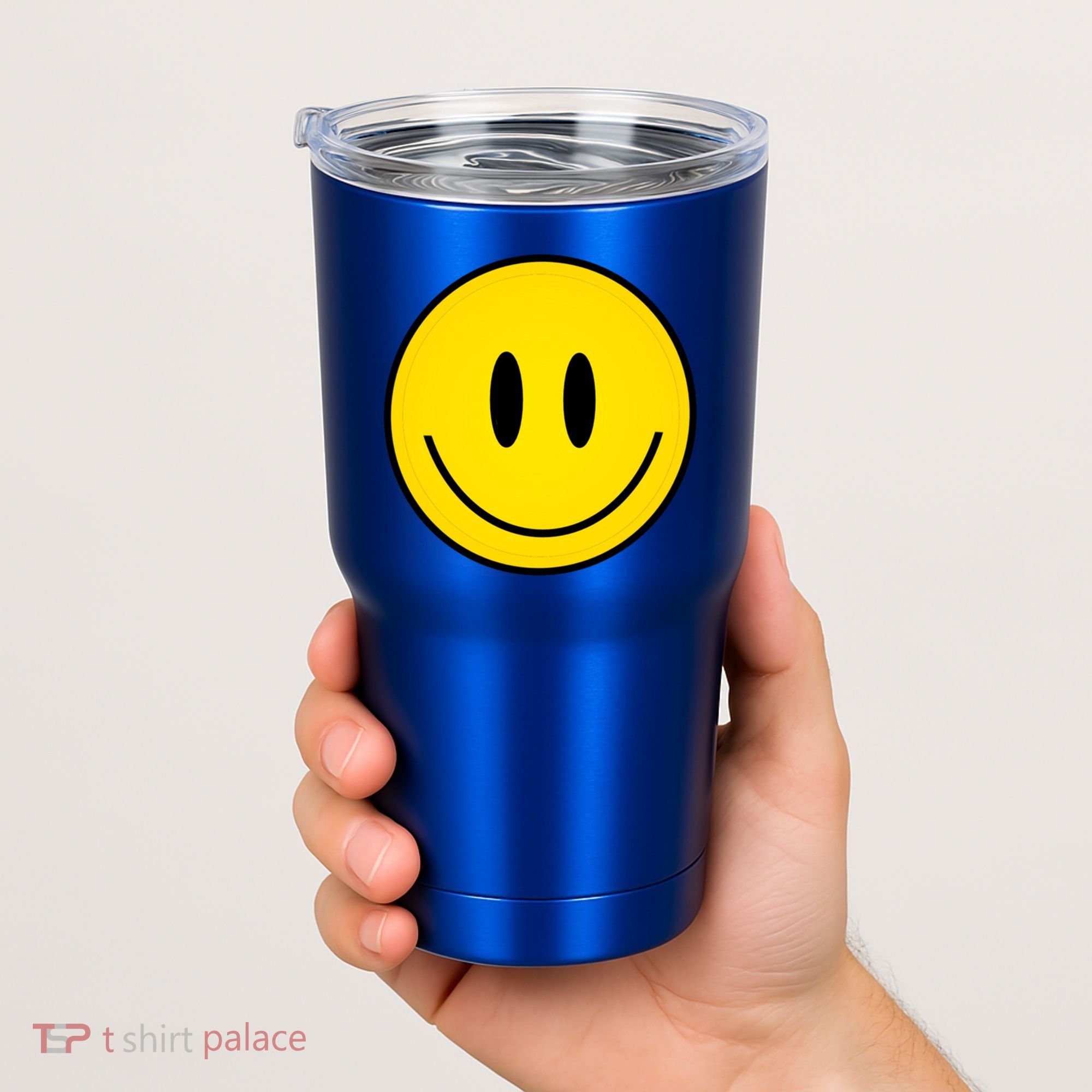 Retro Happy Vibe Smiley Face Happy Face Graphic Gift Tumbler