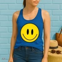 Retro Happy Vibe Smiley Face Happy Face Graphic Gift Women's Tank Top thumb 2