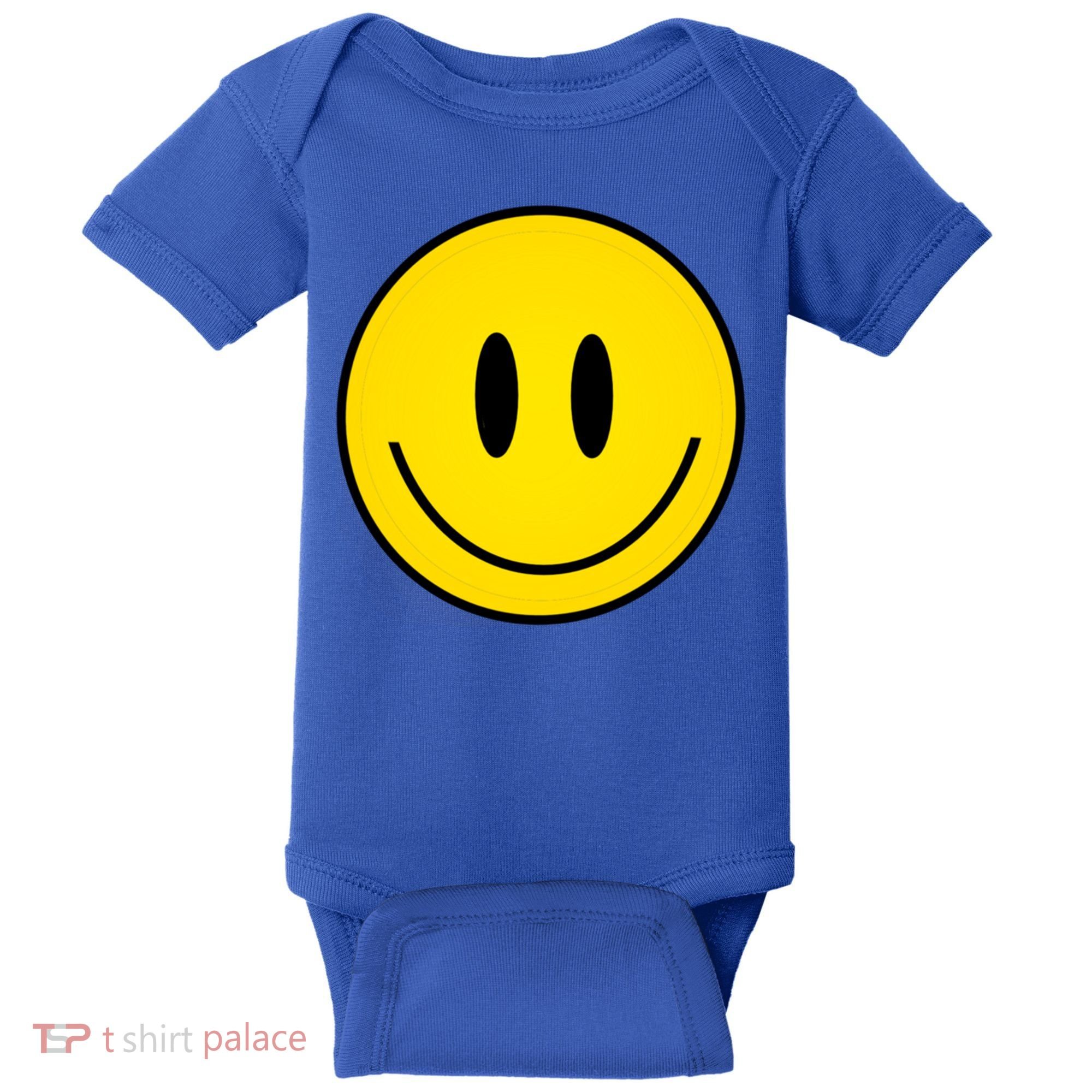 Retro Happy Vibe Smiley Face Happy Face Graphic Gift Baby Bodysuit