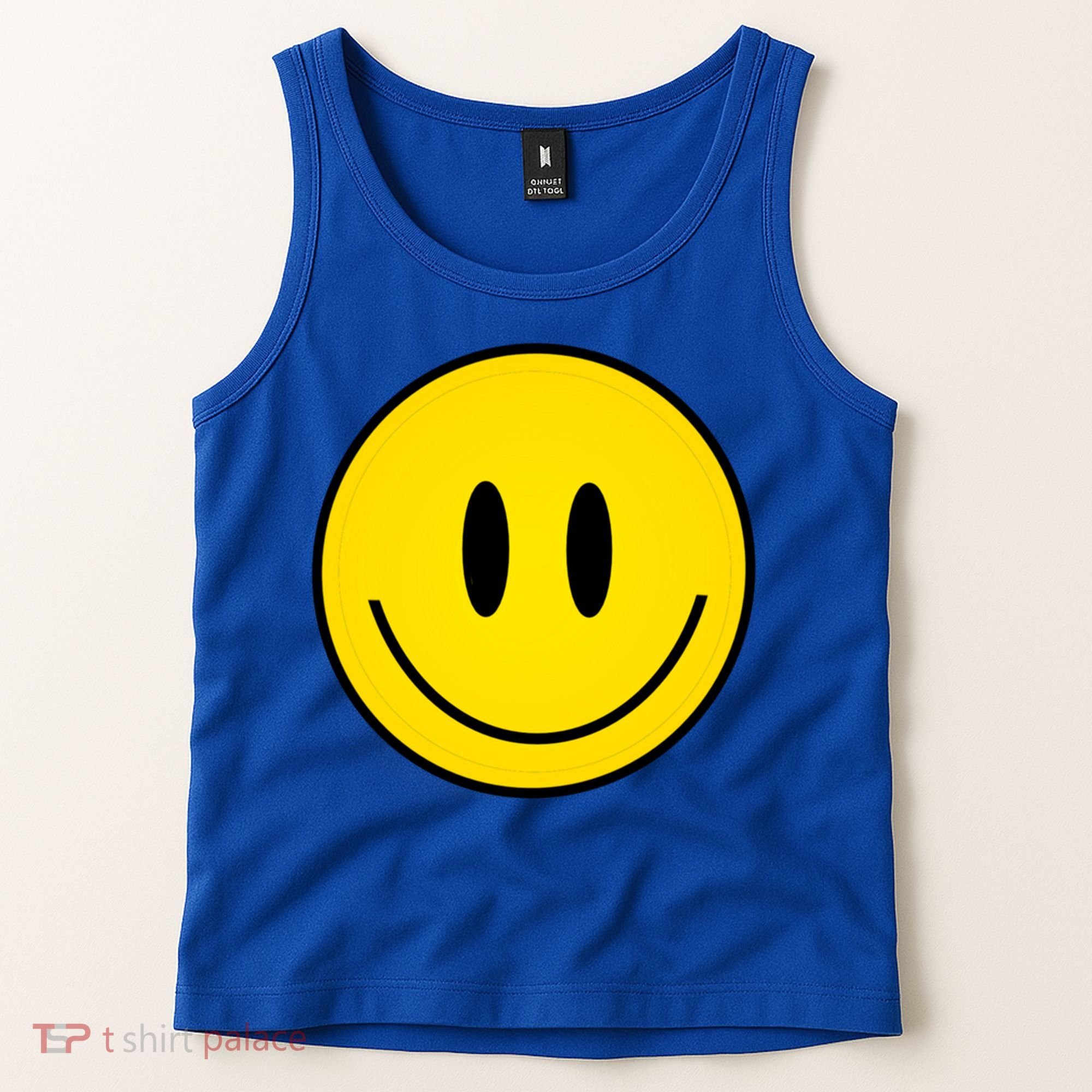 Retro Happy Vibe Smiley Face Happy Face Graphic Gift Tank Top
