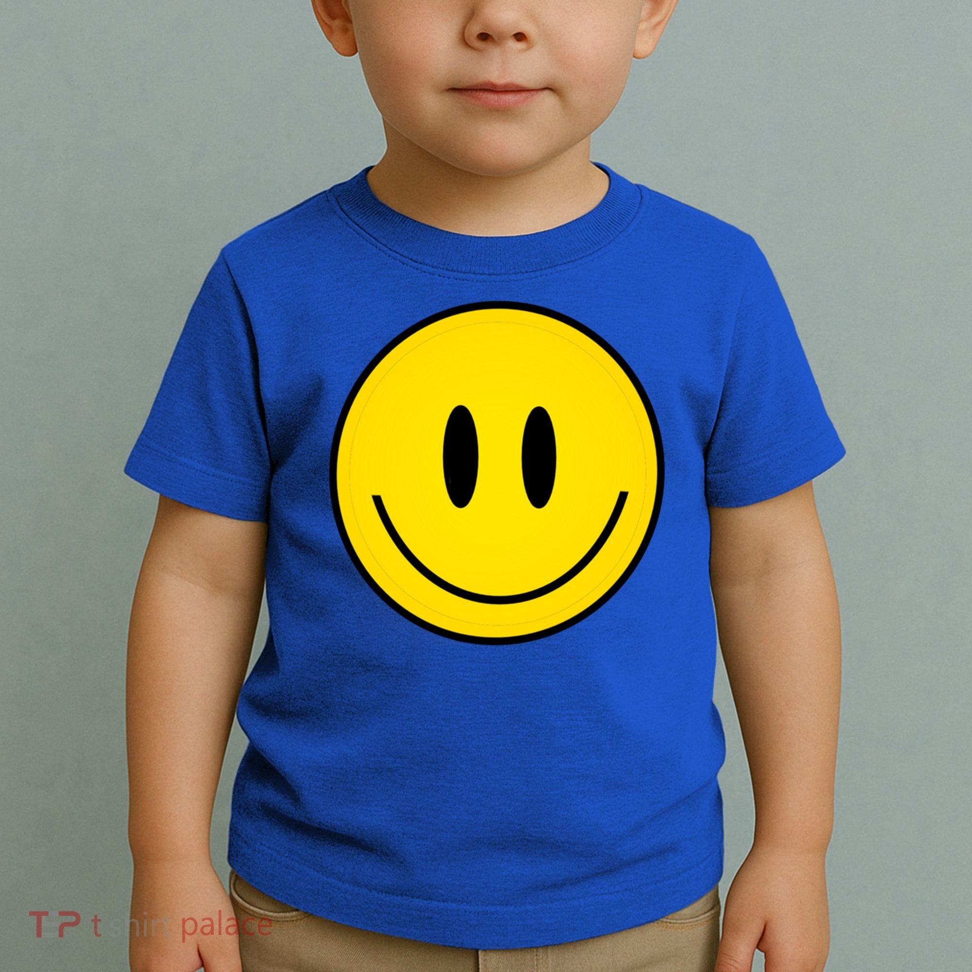 Retro Happy Vibe Smiley Face Happy Face Graphic Gift Toddler T-Shirt