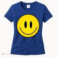 Retro Happy Vibe Smiley Face Happy Face Graphic Gift Women's T-Shirt thumb 0