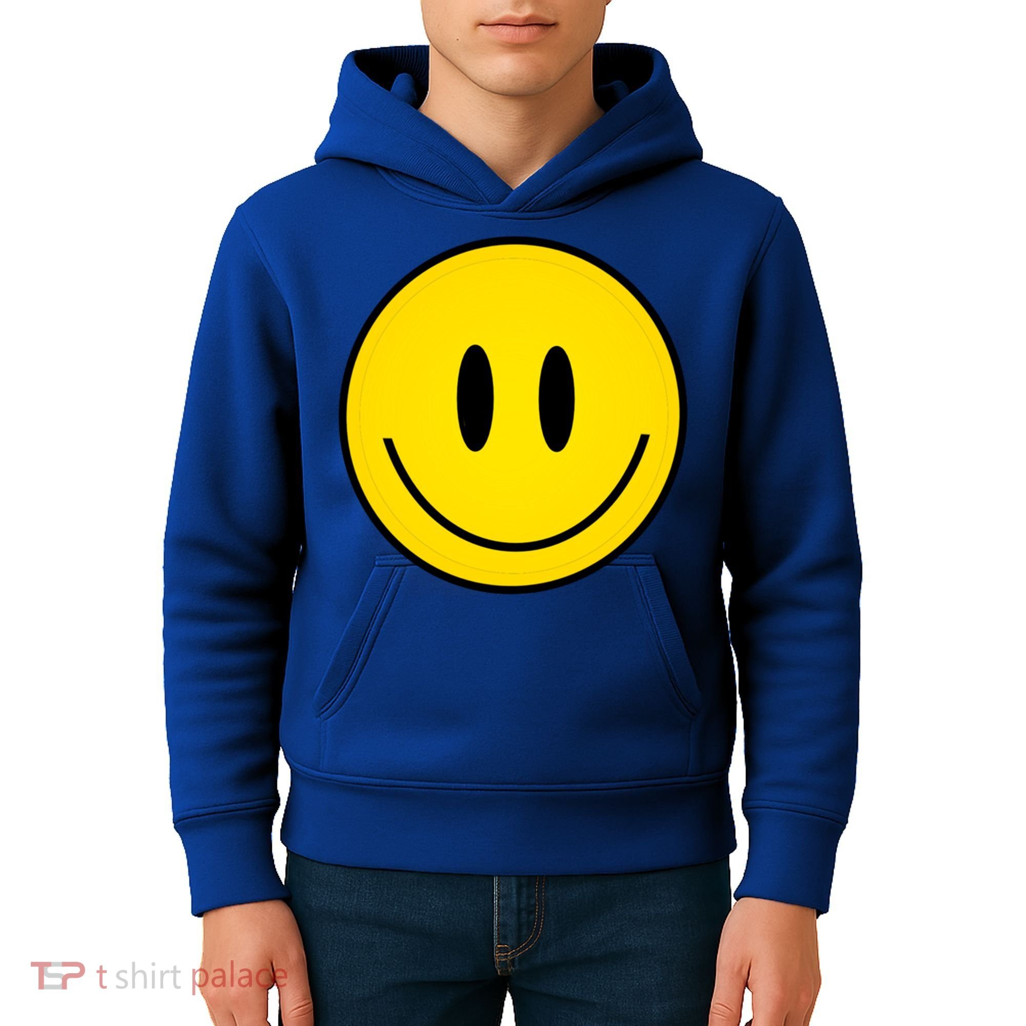 Retro Happy Vibe Smiley Face Happy Face Graphic Gift Kids Hoodie