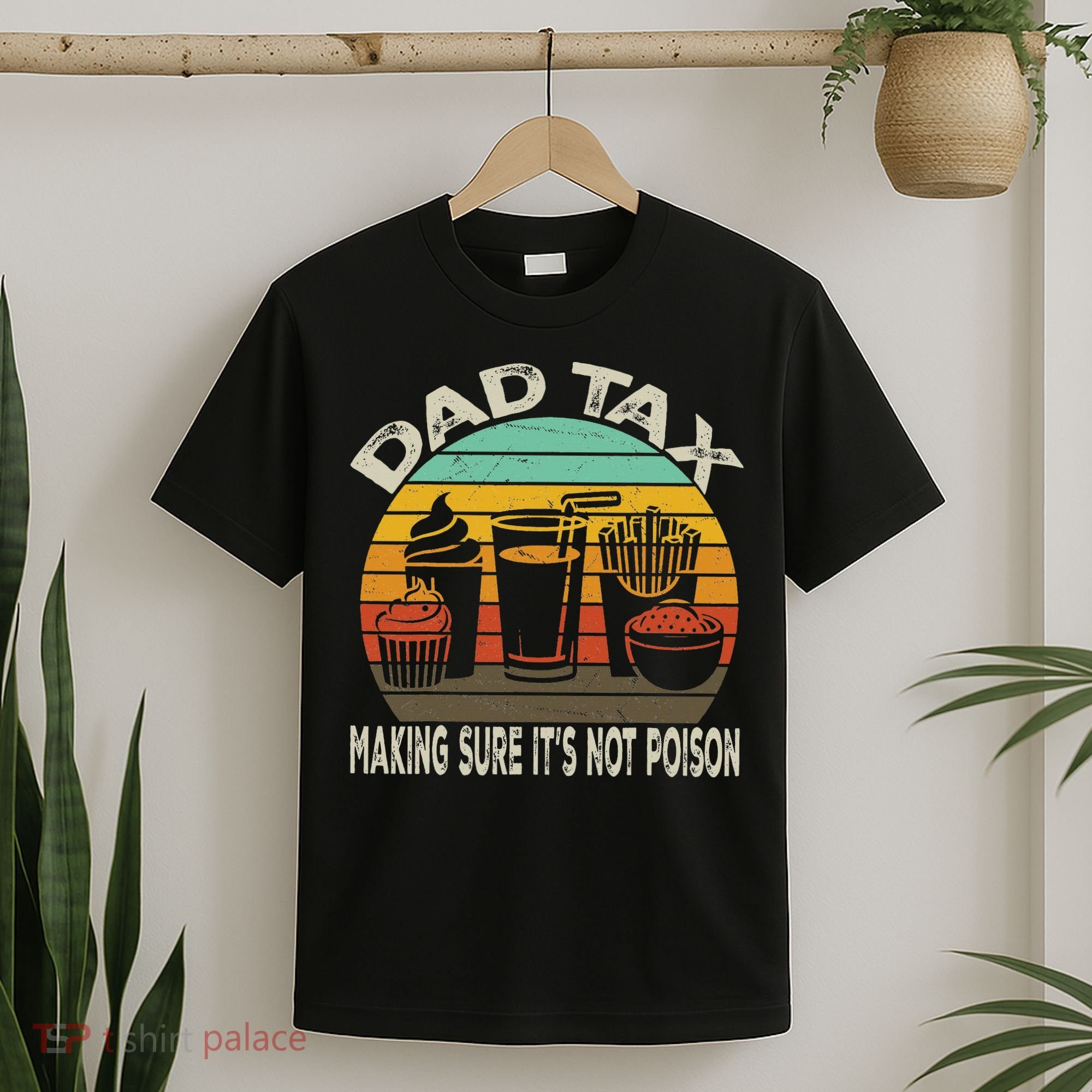 Retro Husband Vintage Fathers Day Joke For Funny Dad Tax T-Shirt