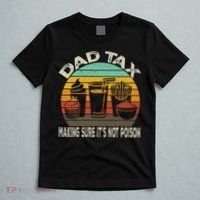 Retro Husband Vintage Fathers Day Joke For Funny Dad Tax T-Shirt thumb 5