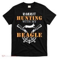 Rabbit Hunting With My Beagle Cute Proud Hunter Outfit T-Shirt thumb 0