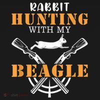 Rabbit Hunting With My Beagle Cute Proud Hunter Outfit Ornament thumb 1