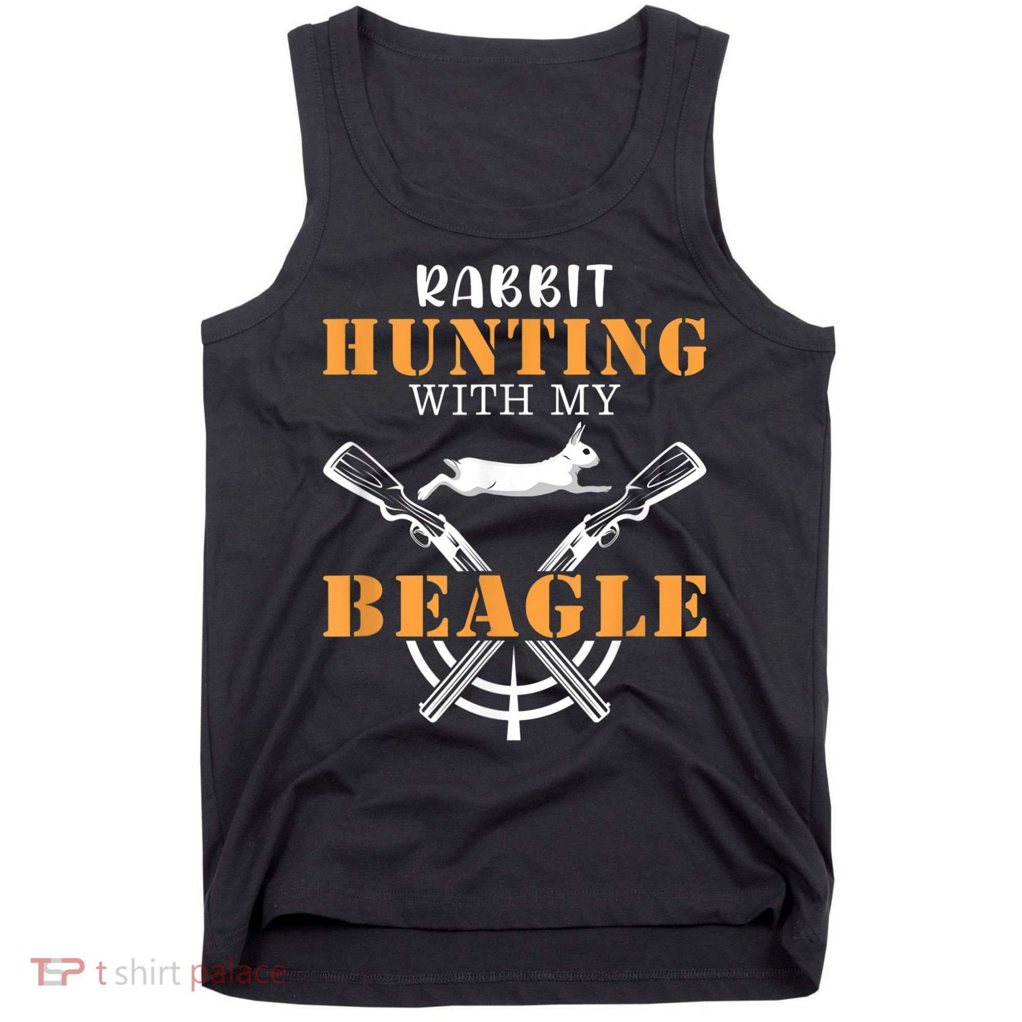 Rabbit Hunting With My Beagle Cute Proud Hunter Outfit Tank Top