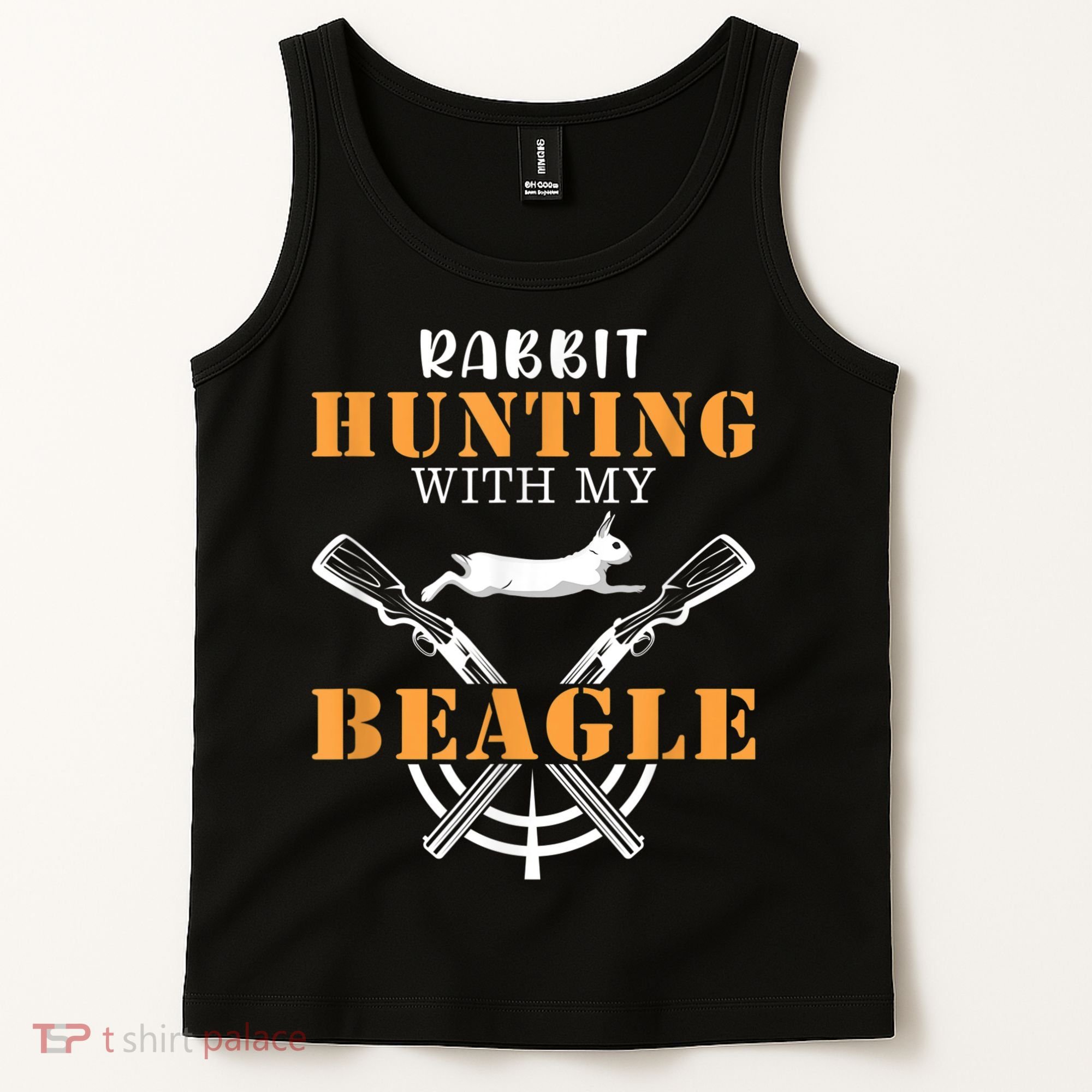 Rabbit Hunting With My Beagle Cute Proud Hunter Outfit Tank Top