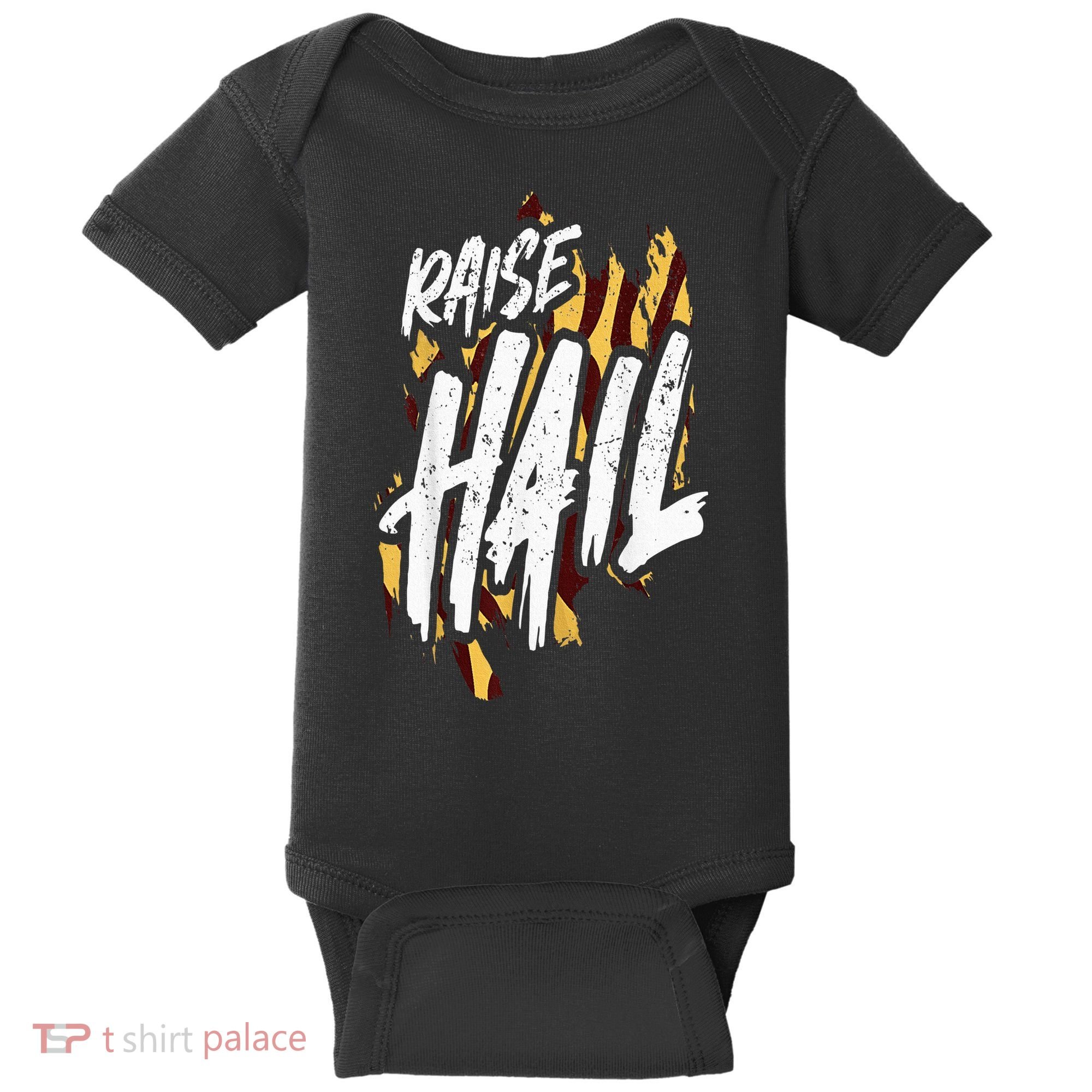 Raise Hail Washington American Football Baby Bodysuit