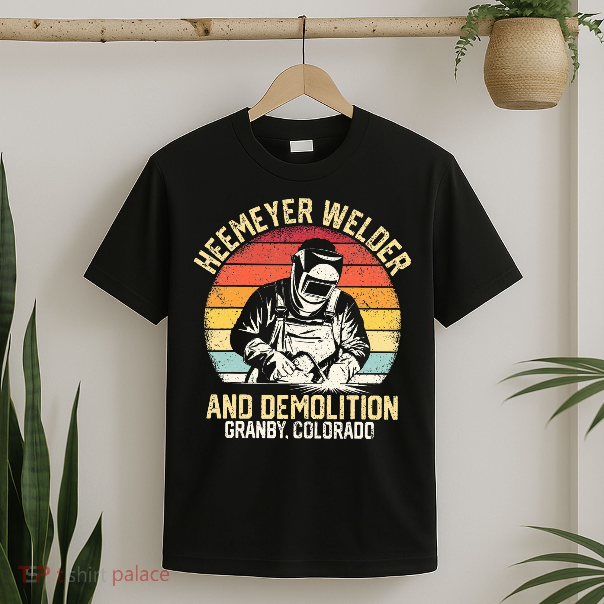Retro Heemeyer Welding Demolition Grandby Colorado Welder T-Shirt