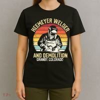 Retro Heemeyer Welding Demolition Grandby Colorado Welder T-Shirt thumb 4