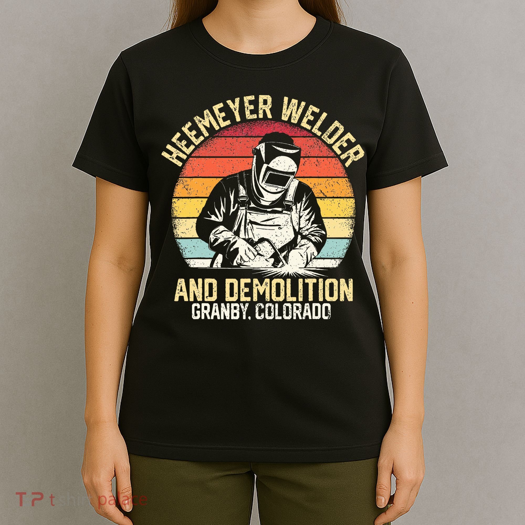 Retro Heemeyer Welding Demolition Grandby Colorado Welder T-Shirt