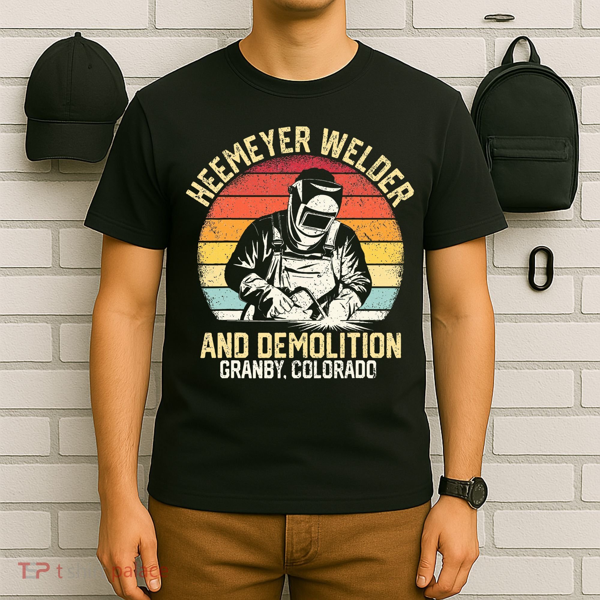 Retro Heemeyer Welding Demolition Grandby Colorado Welder T-Shirt