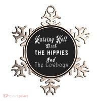 Raising Hell With The Hippies & The Cowboys Ornament thumb 0