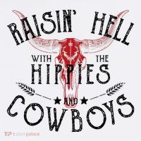 Raisin Hell With The Hippies And The Cowboys Country Women's Tank Top thumb 5
