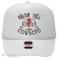 Raisin Hell With The Hippies And The Cowboys Country Hat thumb 0