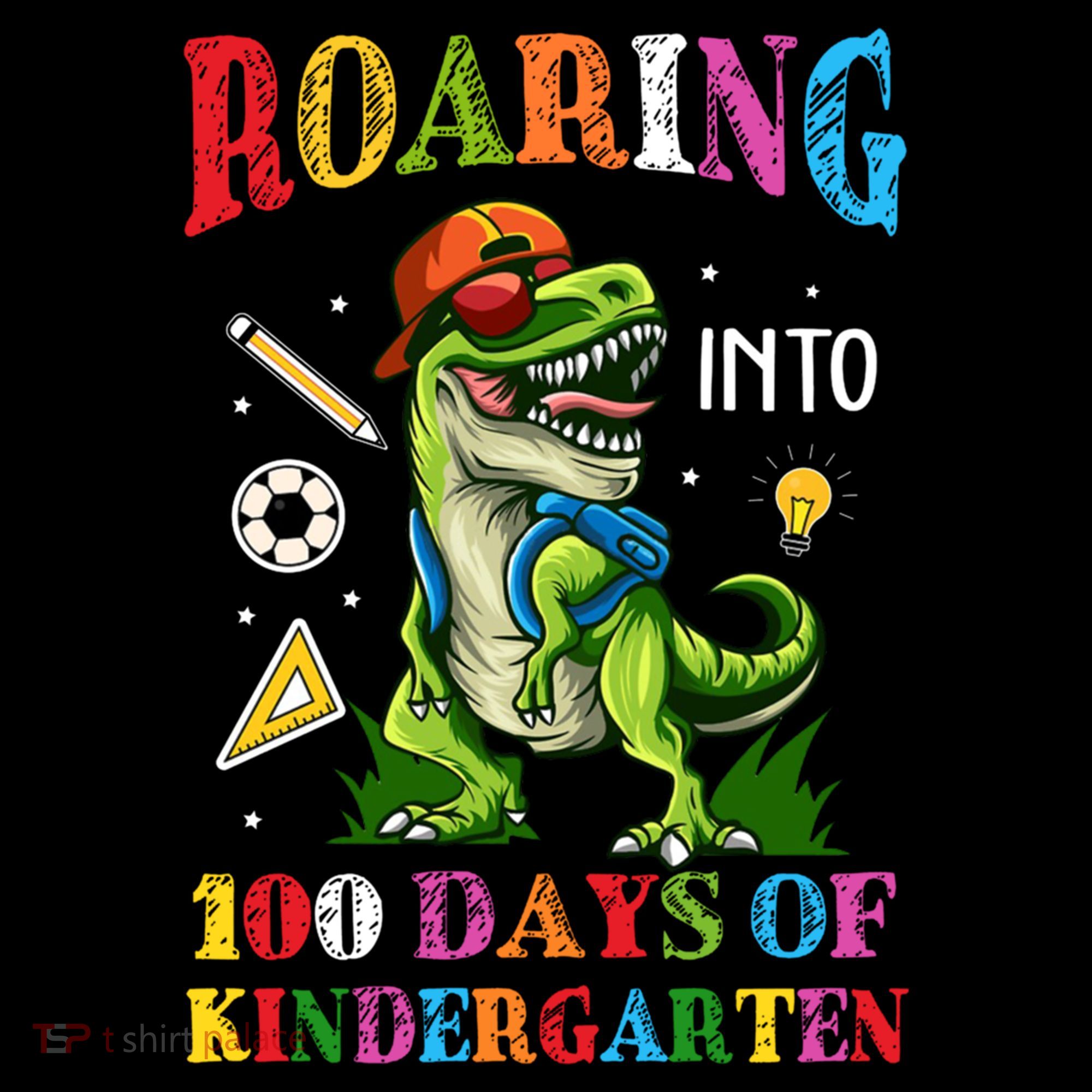 Roaring Into 100 Days Of Kindergarten Back To School Meaningful Gift Coffee Mug