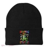 Roaring Into 100 Days Of Kindergarten Back To School Meaningful Gift Beanie thumb 0
