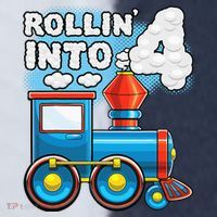 Rollin Into 4 Train 4th Birthday Party Supply Birthday Boy Sport-Tek Competitor United Soccer Jersey thumb 4