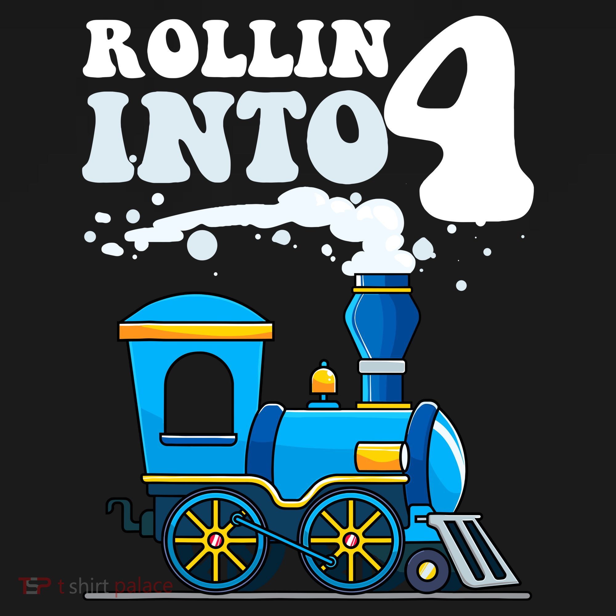 Rollin Into 4 Train 4th Birthday Party Four Years Old Boy Backpack