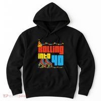 Rolling Into 40 Roller Skate 40th Birthday Party Supplies Hoodie thumb 0