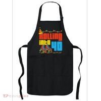 Rolling Into 40 Roller Skate 40th Birthday Party Supplies Apron thumb 0