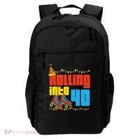 Rolling Into 40 Roller Skate 40th Birthday Party Supplies Backpack thumb 0