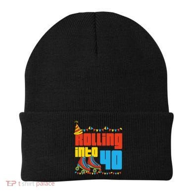 Rolling Into 40 Roller Skate 40th Birthday Party Supplies Beanie