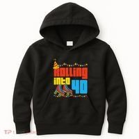 Rolling Into 40 Roller Skate 40th Birthday Party Supplies Kids Hoodie thumb 0