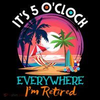 Retirement ItS 5 OClock Everywhere IM Retired Ornament thumb 1
