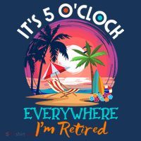 Retirement ItS 5 OClock Everywhere IM Retired Mousepad thumb 1