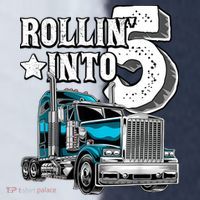 Rollin into 5 Big Rig Semi-Trailer Truck 5th Birthday Gift Sport-Tek Competitor United Soccer Jersey thumb 4