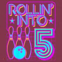 Rollin Into 5 Bowling Bowler 5th Birthday Party 16oz Travel Tumbler thumb 2