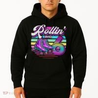 Rollin' Into 6 Roller Skating Rink 6th Birthday Party Hoodie thumb 2