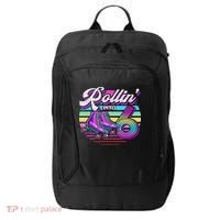Rollin' Into 6 Roller Skating Rink 6th Birthday Party City Backpack thumb 0