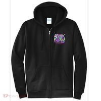 Rollin' Into 6 Roller Skating Rink 6th Birthday Party Full Zip Hoodie thumb 0