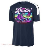 Rollin' Into 6 Roller Skating Rink 6th Birthday Party Sport-Tek Competitor United Soccer Jersey thumb 2