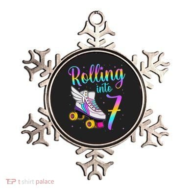 Rolling Into 7 years Lets Roll I'm Turning 7 Roller Skate Ornament
