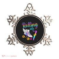 Rolling Into 7 years Lets Roll I'm Turning 7 Roller Skate Ornament thumb 0