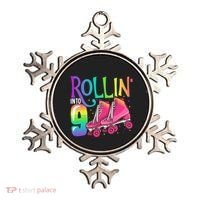 Rolling Into 9 Years Old Roller Skating Girl 9th Birthday Ornament thumb 0